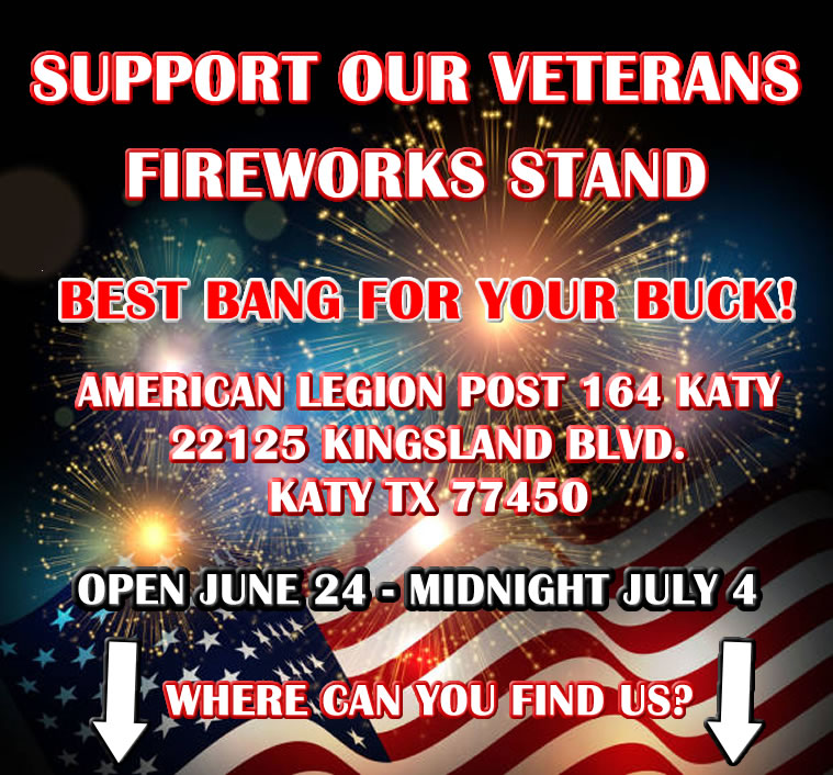 KATY FIREWORKS American Legion Post 164