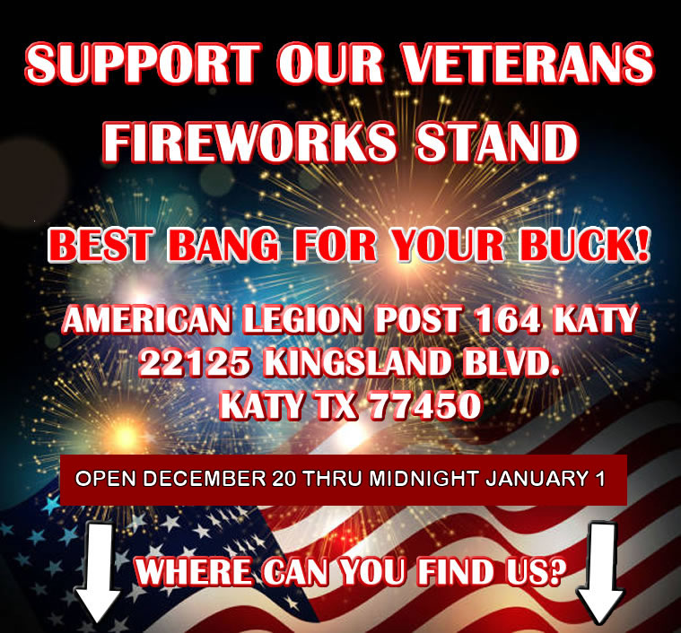 KATY FIREWORKS American Legion Post 164